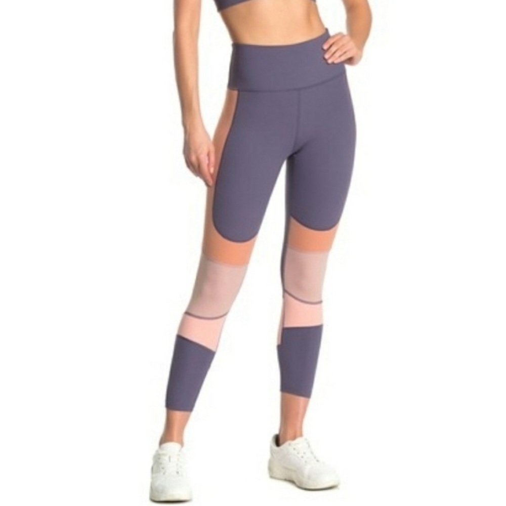 Free People Topaz Shadow Boxer Combo Leggings 7/8 Size Small
